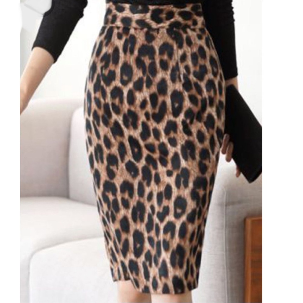 Dolce & Gabbana (D&G) Leopard Pencil Skirt - Picture 9 of 10
